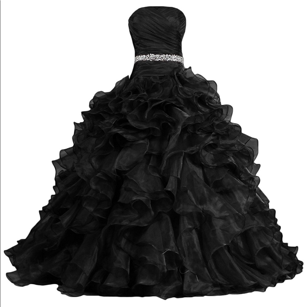 NWT Black prom dress